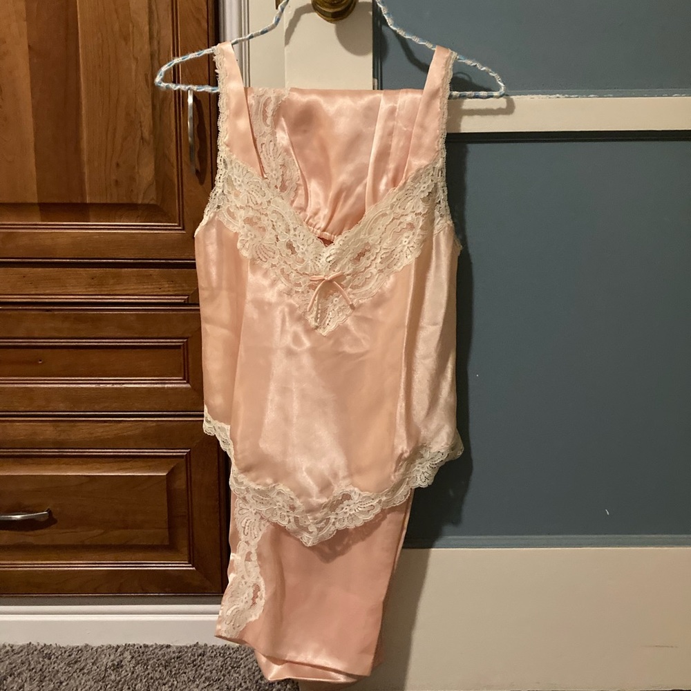 Vintage Lace & Silk Set